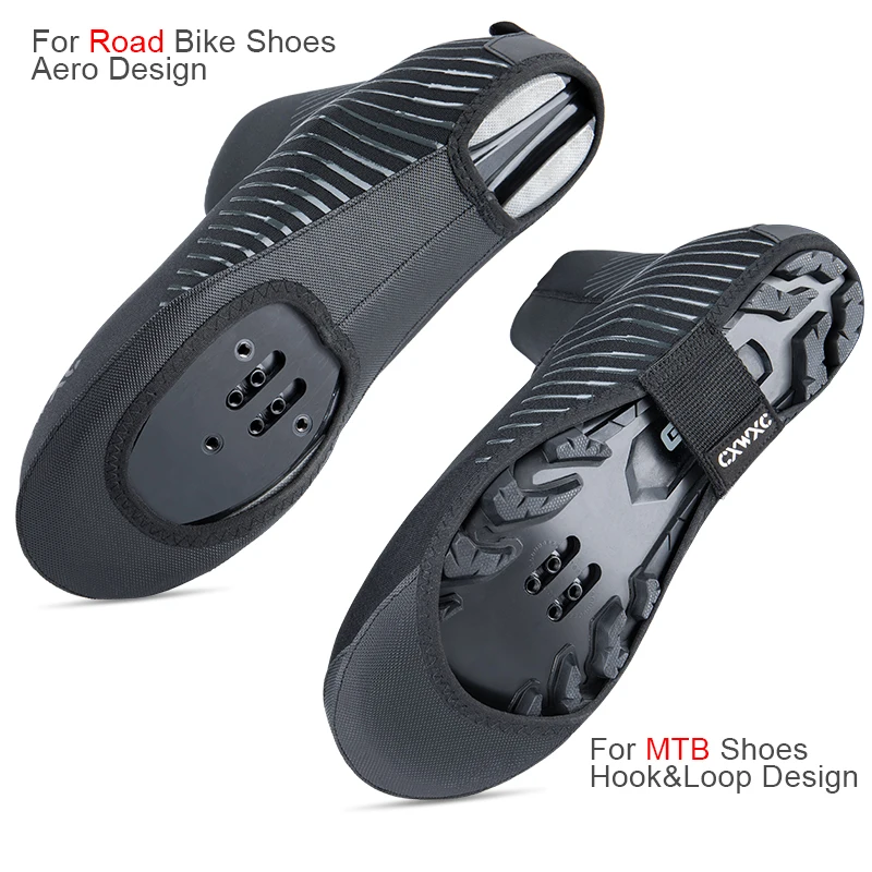 Aero Thermal Cycling Overshoes Rainproof Neoprene Shoe Covers Bike Bicycle Racing MTB Boot Toe Covers Winter Cycling Equipment