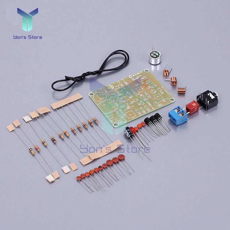 88-108MHz FM Transmitter Module Electronic DIY Kits Frequency Wireless Microphone Transmitter Board Parts DC 3-6V FM Module