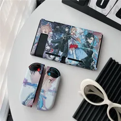 Sword Art Online For Nintendo Nintend Switch Cases Silicone Back Cover For Switch Lite Case Split Fashion Cute Cartoon Funda