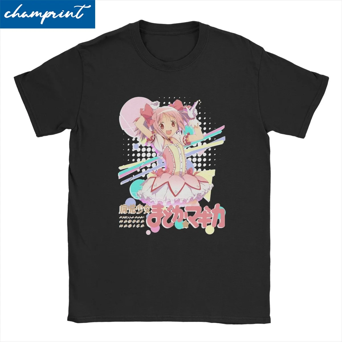 Madoka Magica T เสื้อผู้ชายผู้หญิง Hipster เสื้อยืดเสื้อยืดคอกลม Kawaii Anime Magical หญิง Tees แขนสั้นเสื้อผ้า Plus ขนาด