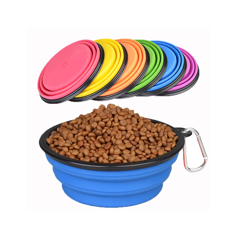 

Puppy Outdoor Travel Silicone Bowl Portable Foldable Pet Cat Dog Food Water Feeding Pet Toy