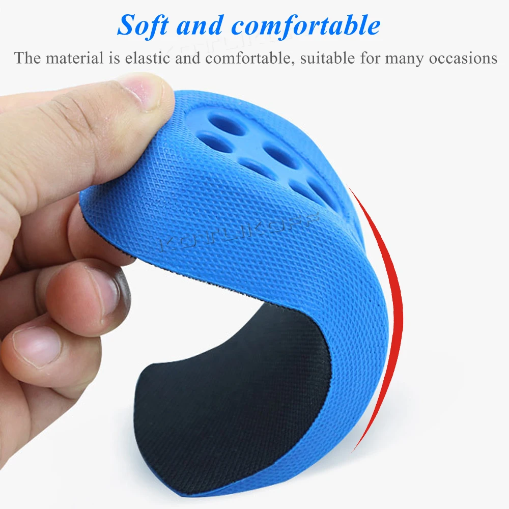 KOTLIKOFF Height Increase Insole 2/3/4cm Height Lift Shoe Heel Cushion Insert Taller Heel Pad Elevator insoles Foot Pads Unisex