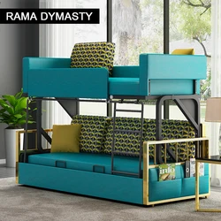 RAMA DYMASTY funkcjonalna rozkładana sofa, modne łóżko piętrowe na meble do salonu