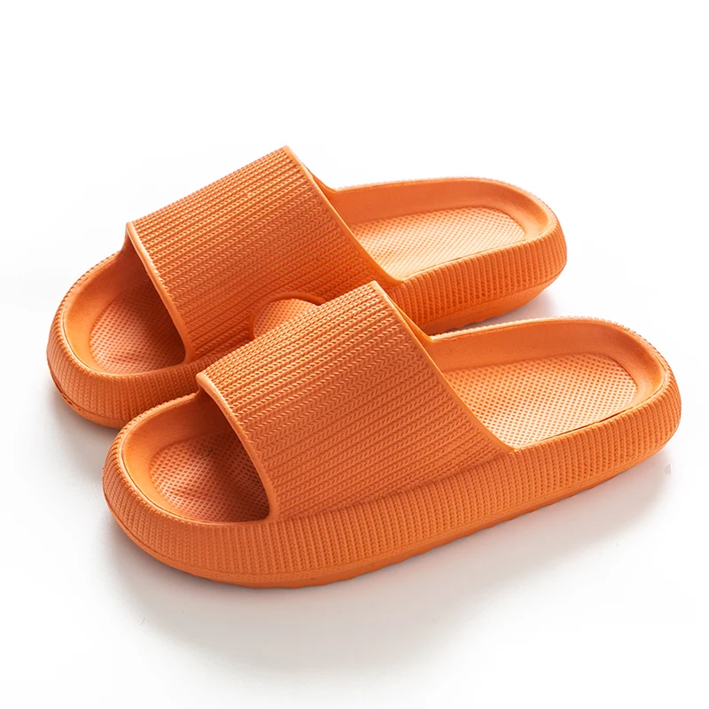 Frauen Dicke Sohle Hause Hausschuhe Ferse Damen Plattform Flache Schuhe Non-Slip Eva Wohnzimmer Innen Rutschen Frauen Mann hausschuhe