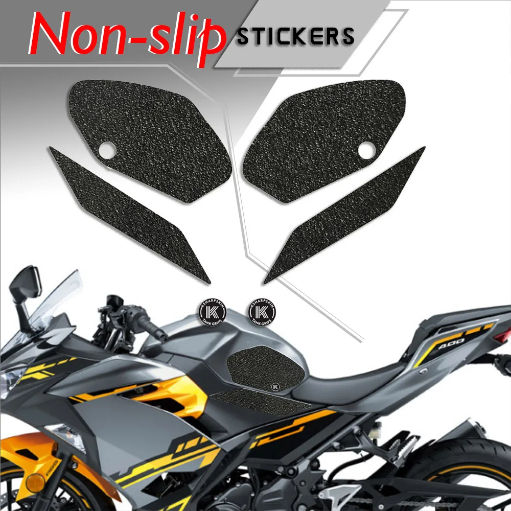 

ADESIVI 3D Sticker Decal Emblem Protector Tank Pad Tank grip For KAWASAKI 2018 NINJA 400 ABS 18 NINJA 400 KRT EDITION