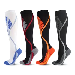 Calcetines de compresión de nailon para hombre, medias profesionales para médico, enfermera, ciclismo al aire libre, escalada, correr, deportes, prevención de venas varicosas