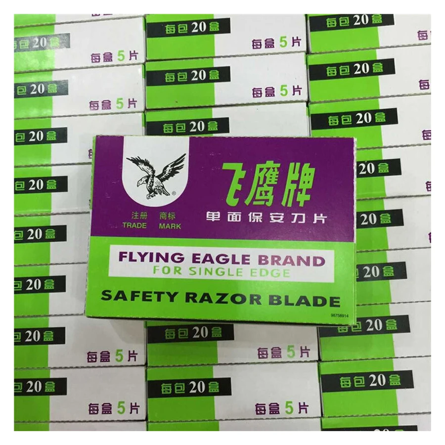 10 Box 50 Pcs Flying Eagle Brand Safety Razor Blade for OCA Adhesive Sticker Removing Cleaning LCD Repair Tool