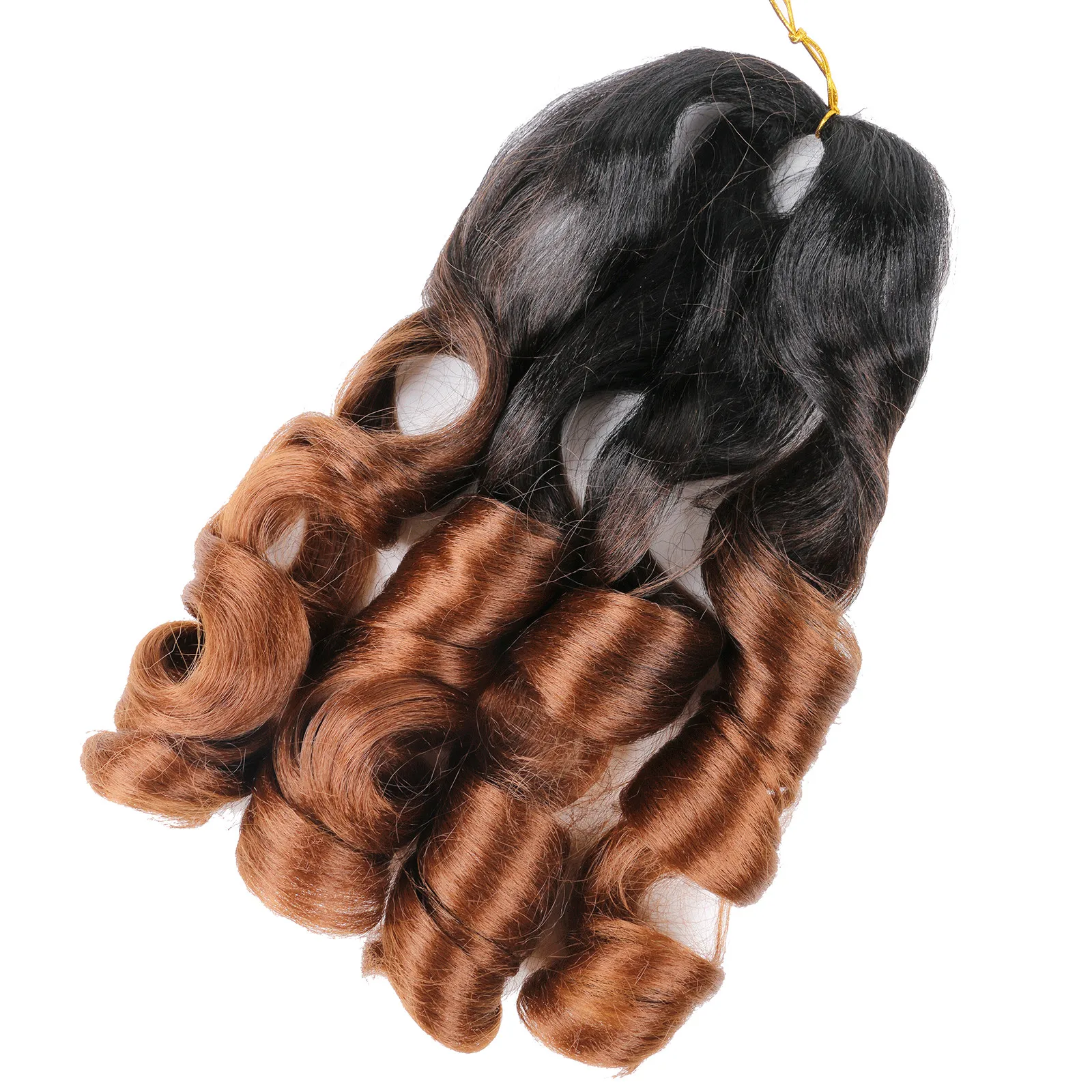 22 inch Loose Wavy Braiding Hair 6 Pack French Curles 75g/pack Synthetic Hair Extensions Pre Stretched Bouncy Braiding