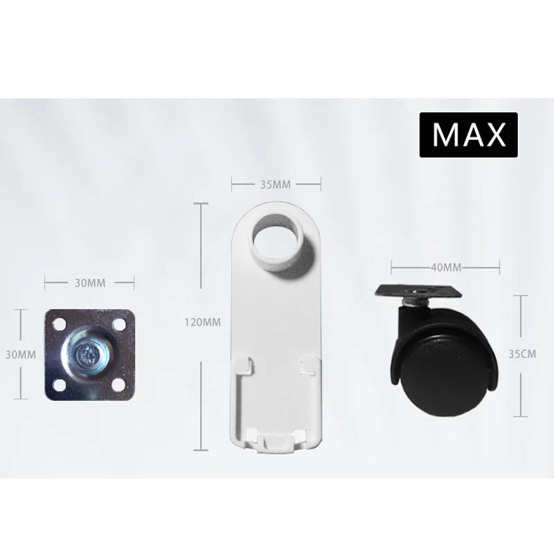 MATE-Rodas de Base de Roda Universal, Adequado para Purificador de Ar Xiaomi Mijia MI, 4 PRO, 3, 3H, 2S, 1 Geração, Max