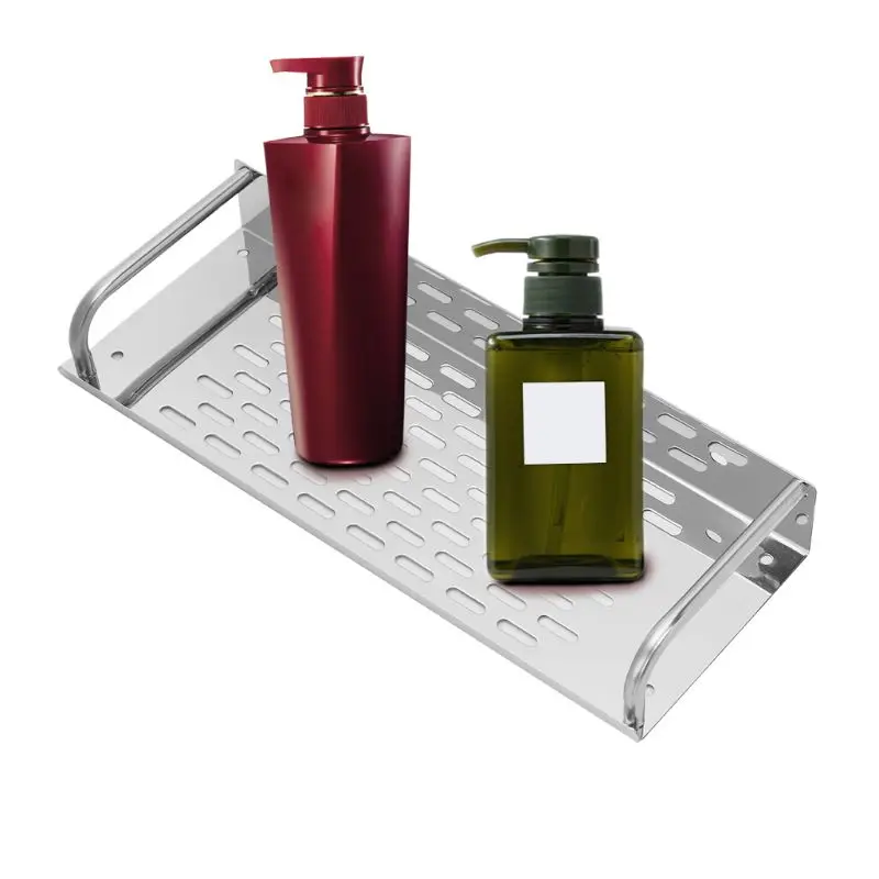 Cucina in Acciaio Inox Mensola del Bagno a Parete Rack di Stoccaggio Singolo Strato