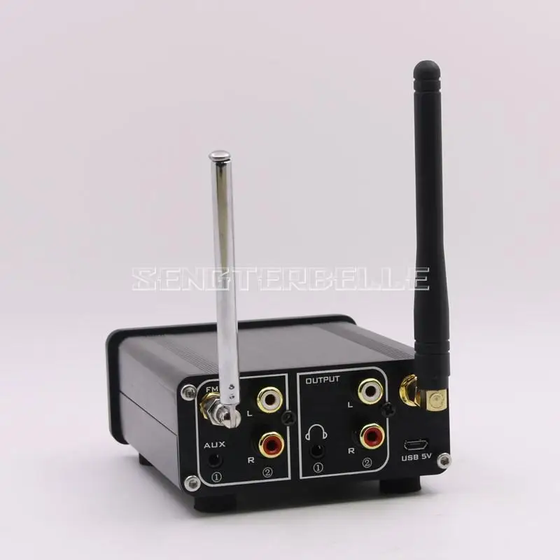 L7 HiFi Bluetooth 5.0 Decoder APE Verlustfreier Musik-Audioplayer Mini-Vorverstärker Unterstützt U-Disk SD FM Radio