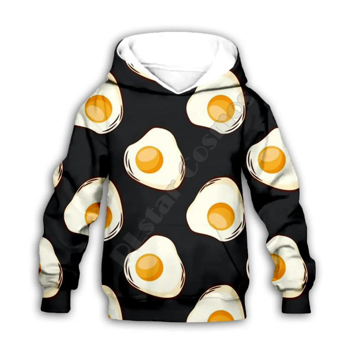 Delicious Food Eggs 3d printed Hoodies family suit tshirt zipper Pullover Kids Suit Sweatshirt Tracksuit/Pant Shorts 04