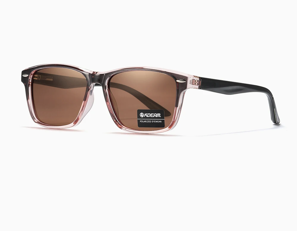 KDEAM TR90 Rahmen und Farbverlauf polarisierte Brille UV100 % Herren-Angelsonnenbrille, langlebiges Material – Detail 15
