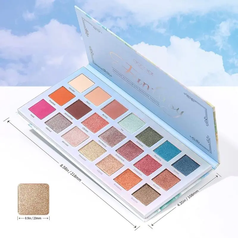 Docolor 21 Colors Eyeshadow Palette Matte Pearlescent Powder Waterproof Shimmer Long Lasting Eye Shadow Korean Female Makeup