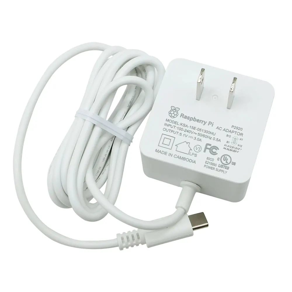 Raspberry Pi 400 – kit d'ordinateur, 4 go de RAM, 1.8 go de CPU, WiFi, Bluetooth intégré, clavier US + carte SD + alimentation + Guide RPI 400