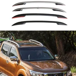 Roof Rails Luggage Bar Body Kit With Adhesieve /Screws Type  For Nissan Navara NP300 Car Roof Racks Modification Accessories