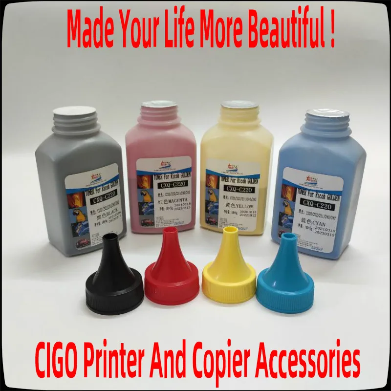 para Samsung Clp500 Clp-510 Clp-515 Clp-550 Clp600 Clp 500 510 515 550 600 Xerox 6100 Impressora a Cores pó de Toner Refil Kit