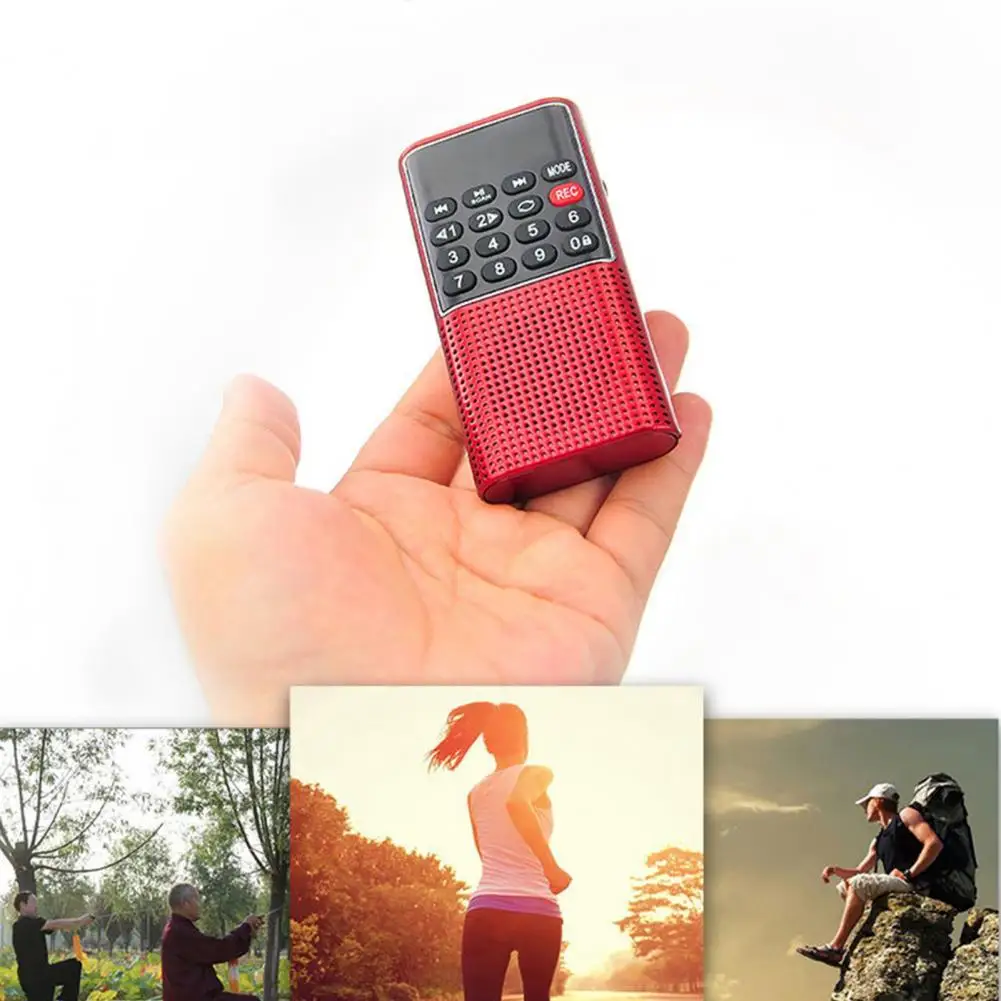 L 328 FM Radio Multifunctional Rechargeable Portable USB TF MP3 Handheld Speaker for Outdoor радиоприёмник