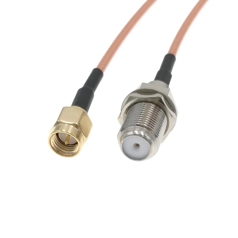 SMA-F Extension Cord SMA Male to F Female RG316 Adapter Coaxial Pigtail Cable 15cm 20cm 1PCS