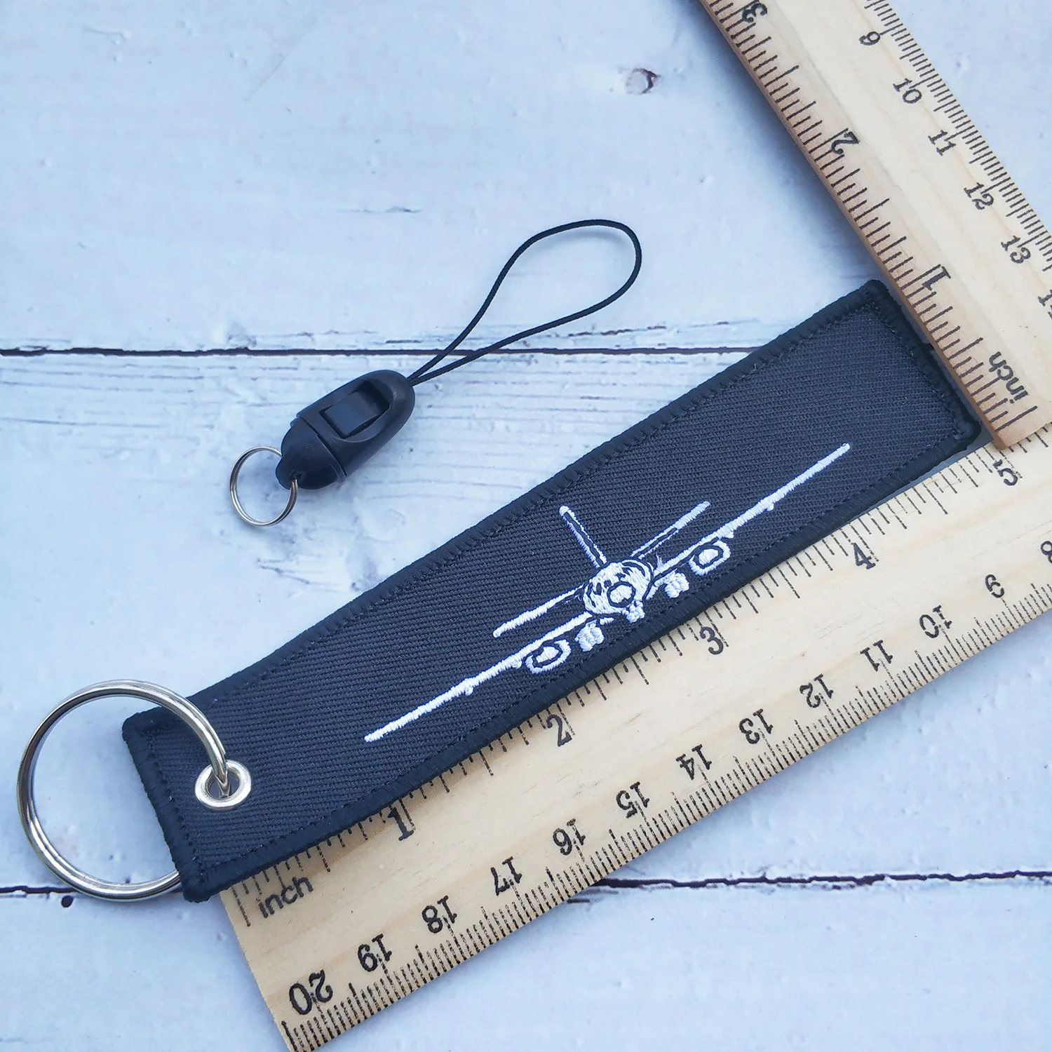 Embroidery Plane Shape Phone Strap for iPhone Wrist Strap Lanyard for Key ID Card Gym Phone Case Straps Badge Holder for Aviator