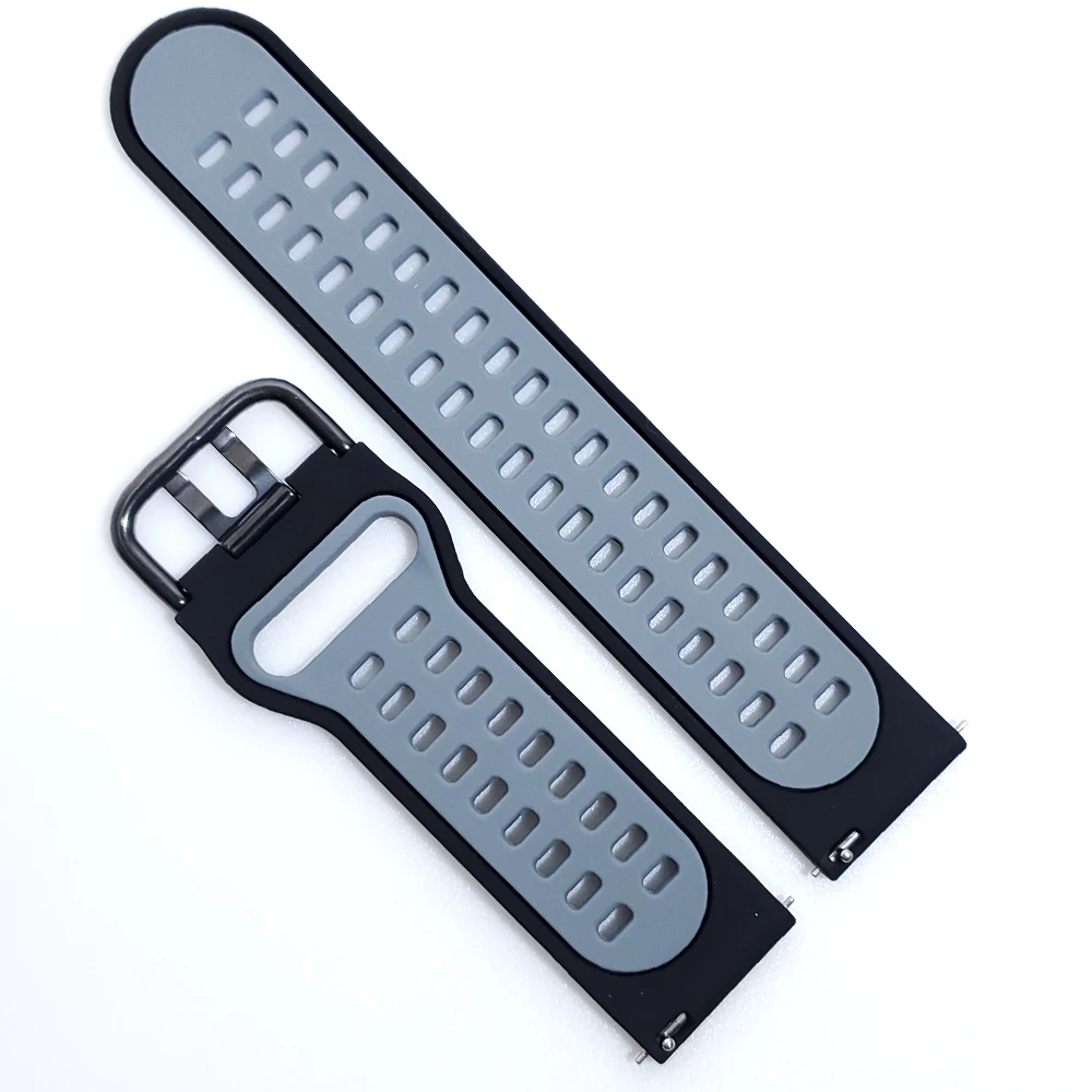 を22ミリメートルeasyfitスポーツシリコーンバンドと互換性9ピークスマートウォッチ交換アクセサリーリストバンド時計バンド