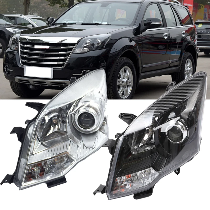 

Roavia For Great Wall Hover Haval H5 Front Bumper Head Light Headlamp Headlight Lamp Assembly Black or White Backdrop