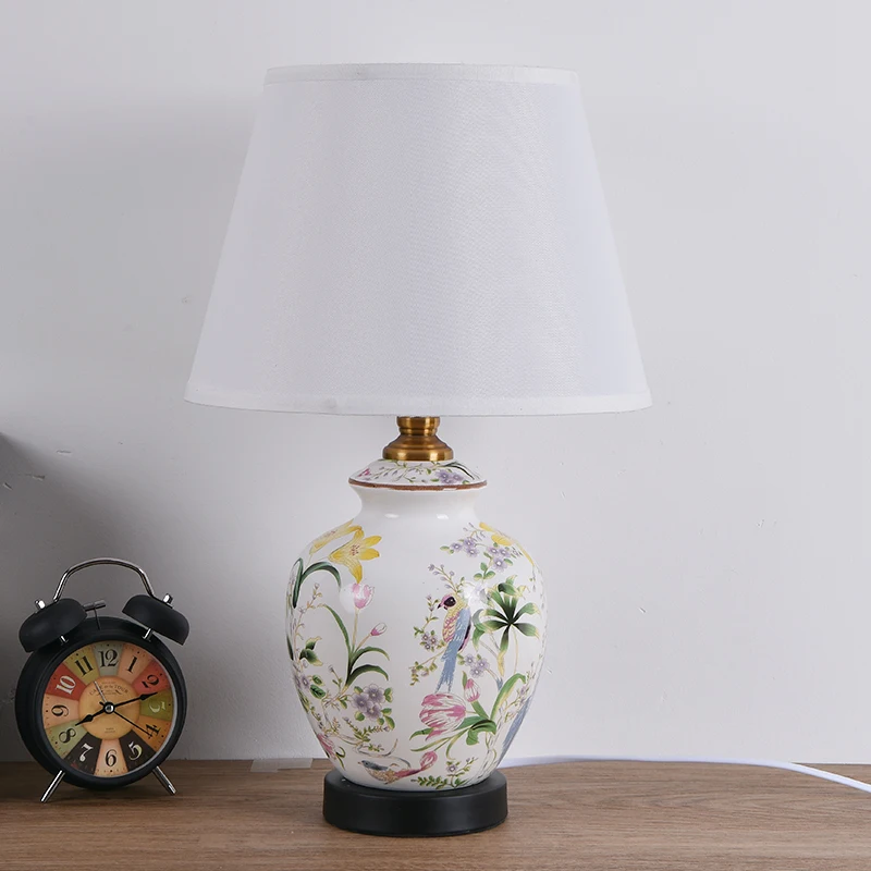 30cm White Fabric Lampshade Table Lamps\' Cover For Ceramic Table Lamp Desk Lamp Bedside Lamp Floor Lamp E27