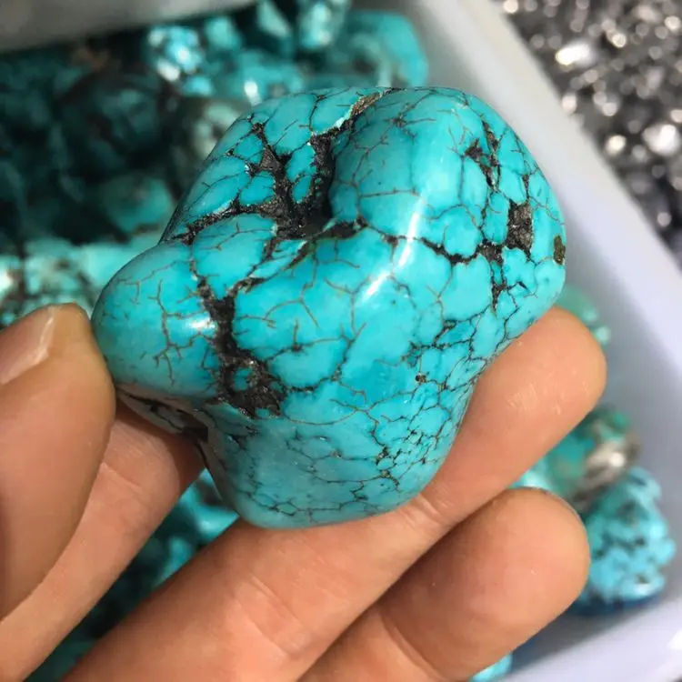 Natural mineral natural turquoise original stone mineral specimens 70-80g