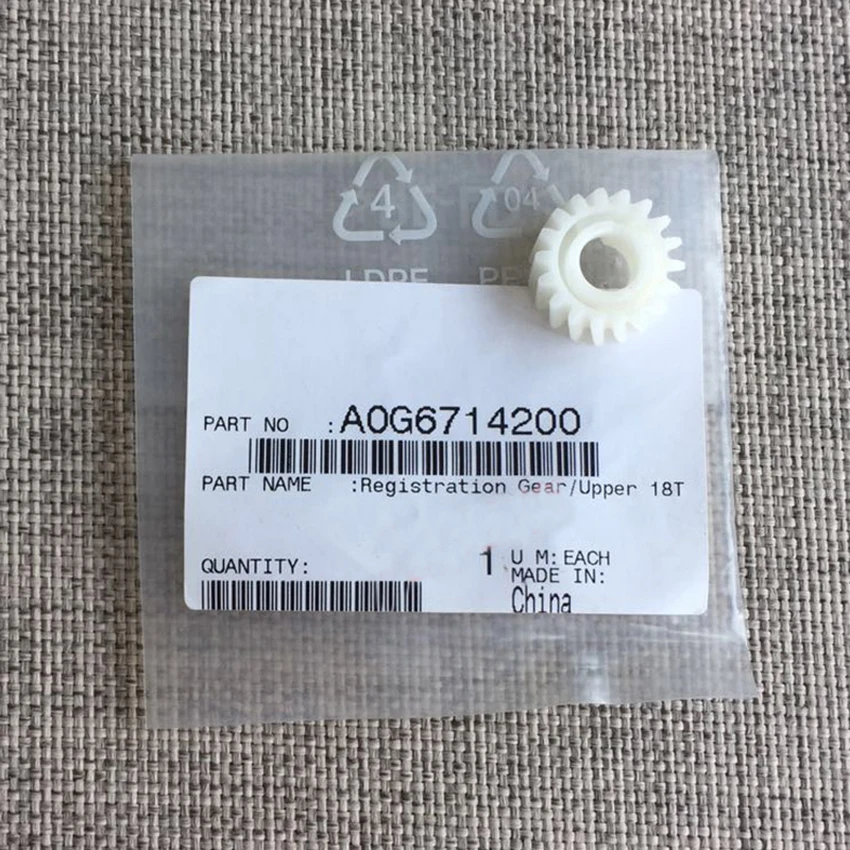 

A0G6714200 Upper Registration Gear 18T for Konica Minolta Pro 1051 1200 1052 1250