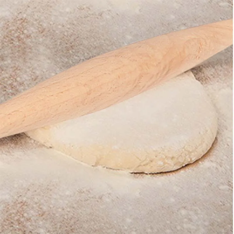 WALFOS 23 Cm /28 Cm Rolling Pin Wood Fondant Cake Dough Roller Non-Stick Cooking Tool Gadgets Pasta Dumpling Skin Maker Double