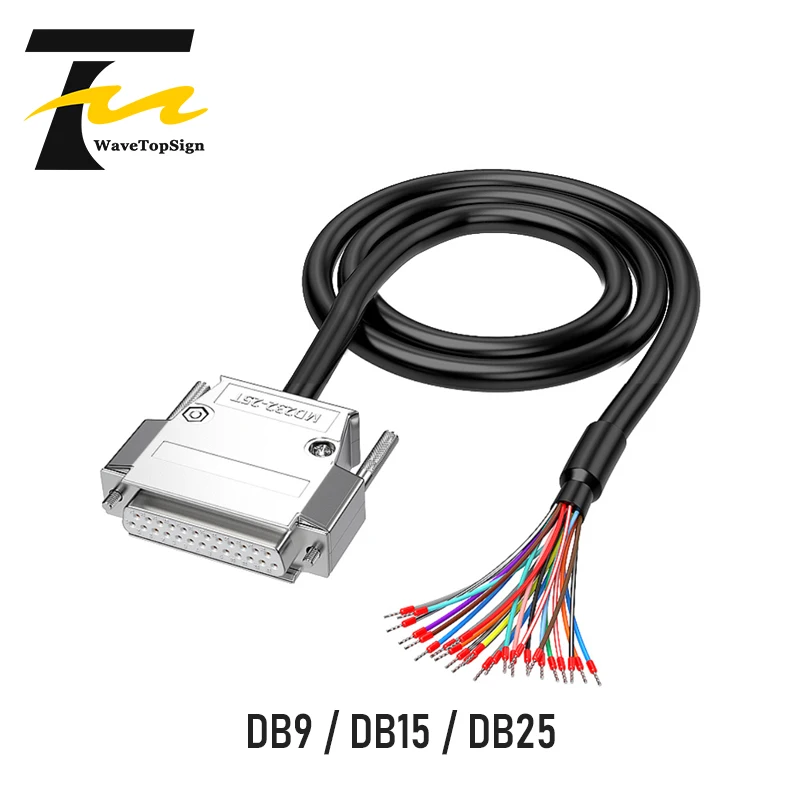

Кабель последовательного порта RS232 DB9 Кабель передачи данных DB15 Кабель для передачи данных DB25 с одной клеммой Одиночный штекер-мама 9-контактный экранированный кабель передачи данных