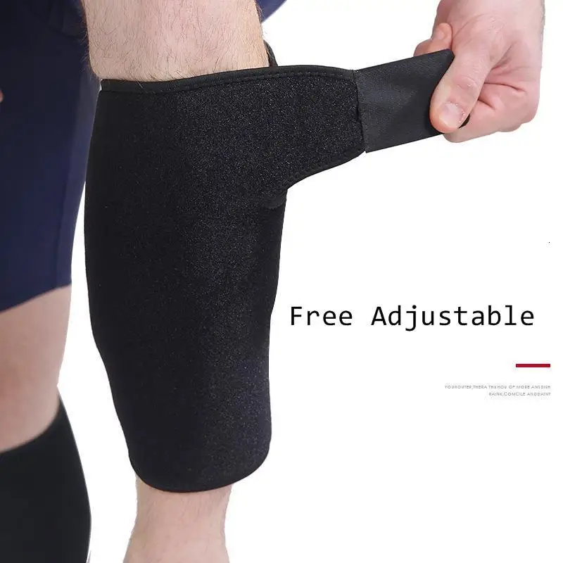 1 Piece Neoprene Compression Calf Sleeve Adjustable Calf Support Sport Football Running Leg Protection Sleeve Cover Shin Wrap