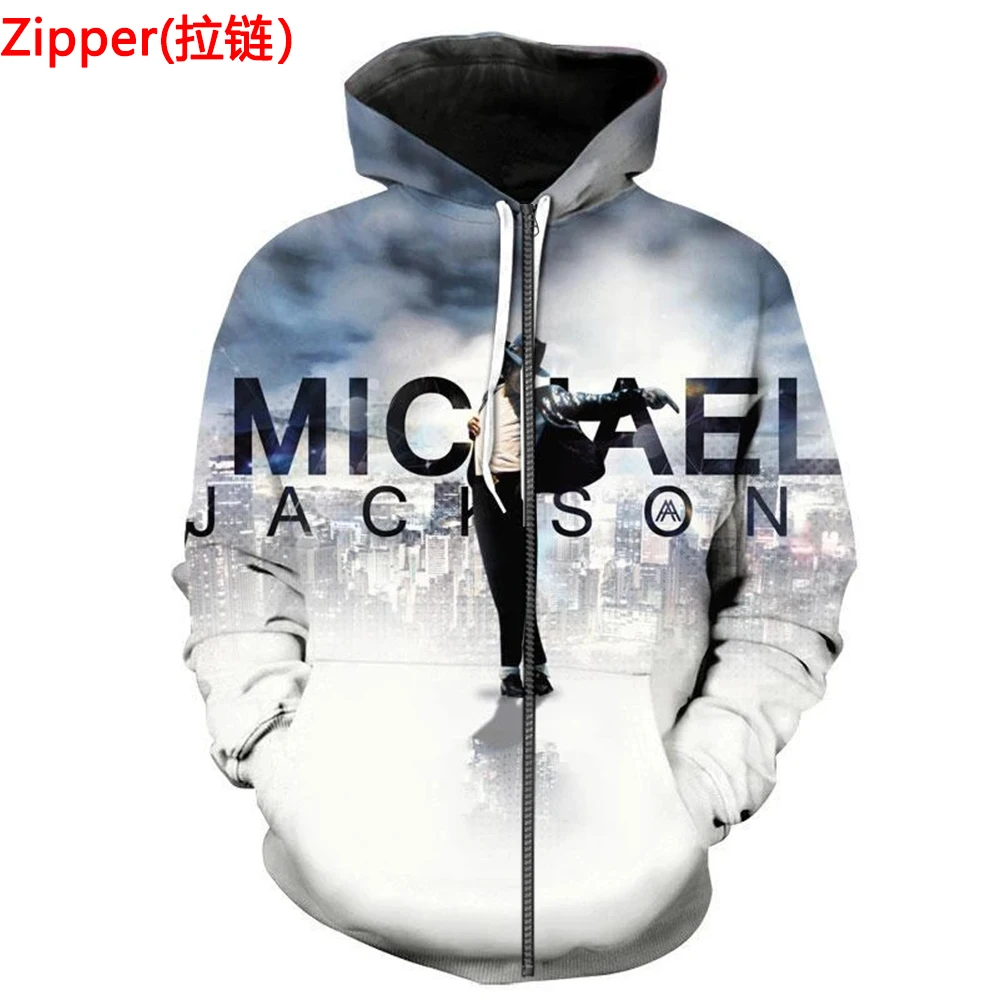 PLstar Cosmos PopStar King Singer Michael Jackson Hiphop NewFashion Pullover Unisex 3DPrint Zipper/Hoodies/Sweatshirts/Jacket 10