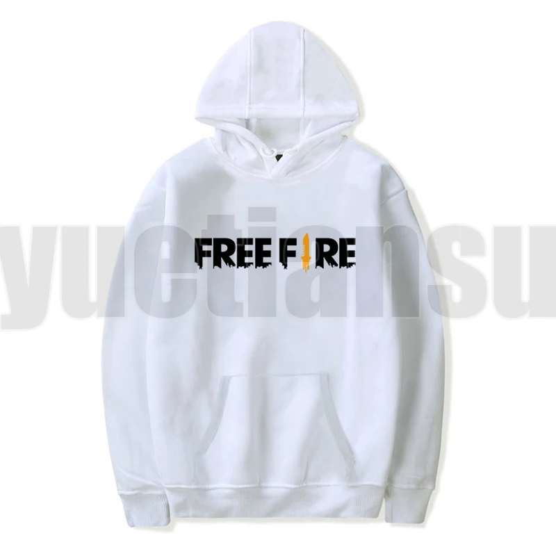 2021 New Popular Game Free Fire Hoodies Women/Men Trendy Long Sleeve Hooded Sweatshirt Kids Free Fire Casual Plus Size Clothes