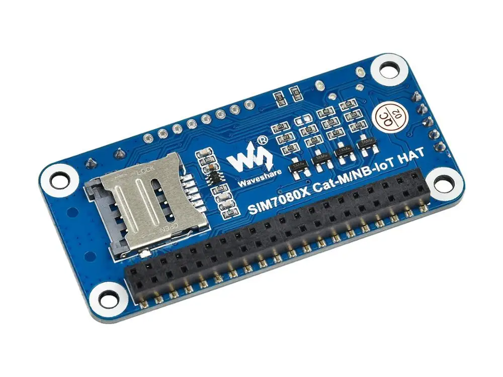 Imagem -06 - Waveshare Nb-iot Cat-m Emtc Gnss Hat para Raspberry pi com Base em Sim7080g Globalmente Aplicável