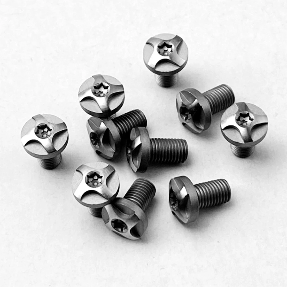 4 Pieces Customized Tactical 1911 Grips Screw Stainless Steel CNC Production T8 Torx Screw 1911 Screw Accessories