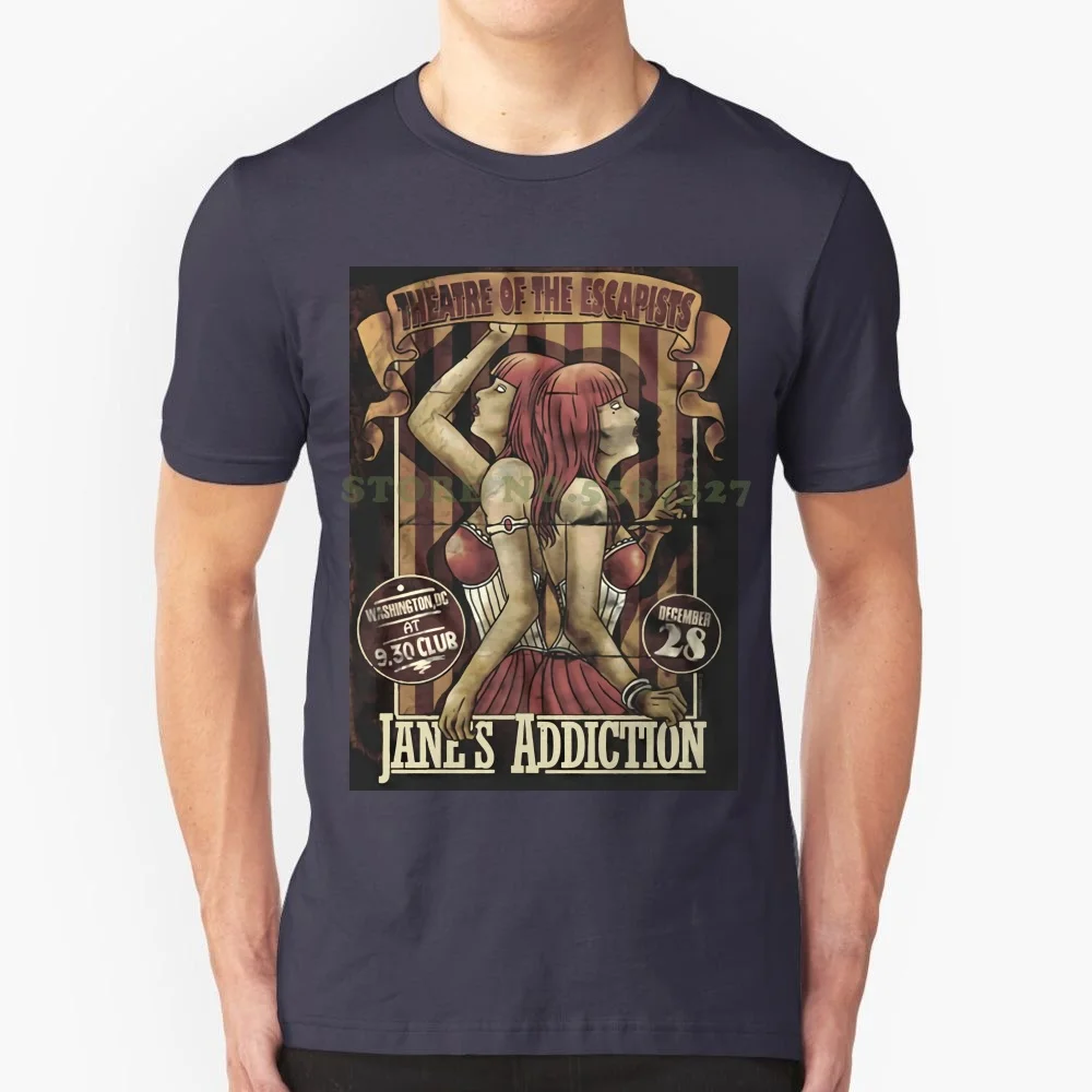 Janes Addiction Siamese Twins Licensed Adult T Shirt Hot Hot Sale Summer Men's T Shirt Fashion