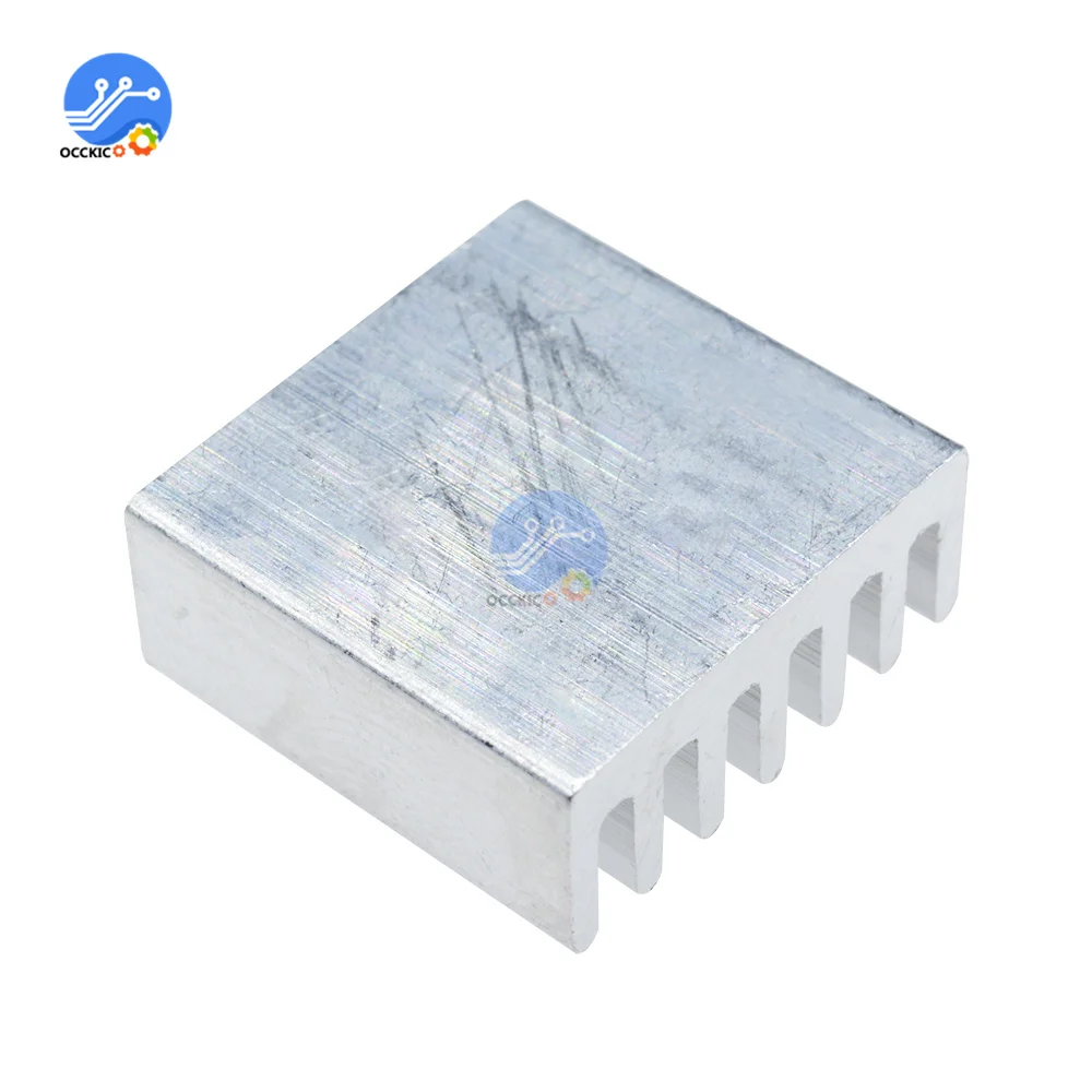 Dissipatore di calore del dissipatore di calore di alluminio del radiatore del dispositivo di raffreddamento del Computer 5pcs per i cuscinetti di raffreddamento di dissipazione del calore del Chip elettronico 14*14*6mm