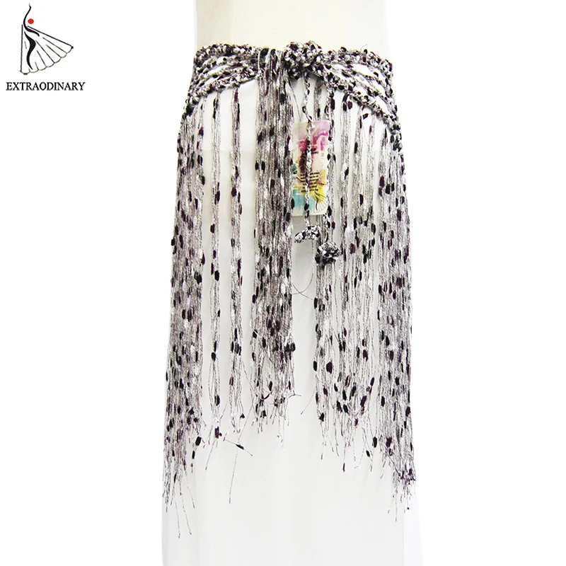 New Belts Belly Dance Triangle Wrap Costume Tassel Bellydance Scarf Hip Accessories Women Style Shawl Fringe Scarf Sexy