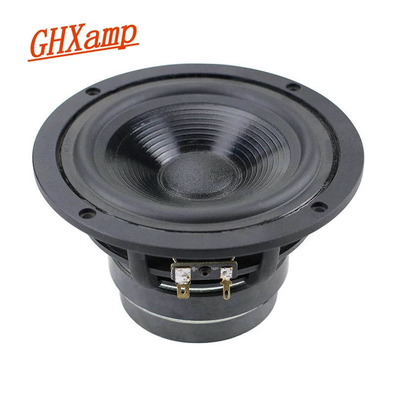 GHXAMP HIFI 5.5 Inch 152mm Midrange Bass Speaker Woofer ​Special Hand Drum Paper Tray Audience Mid-bass 6Ohm 40-80W 1pcs