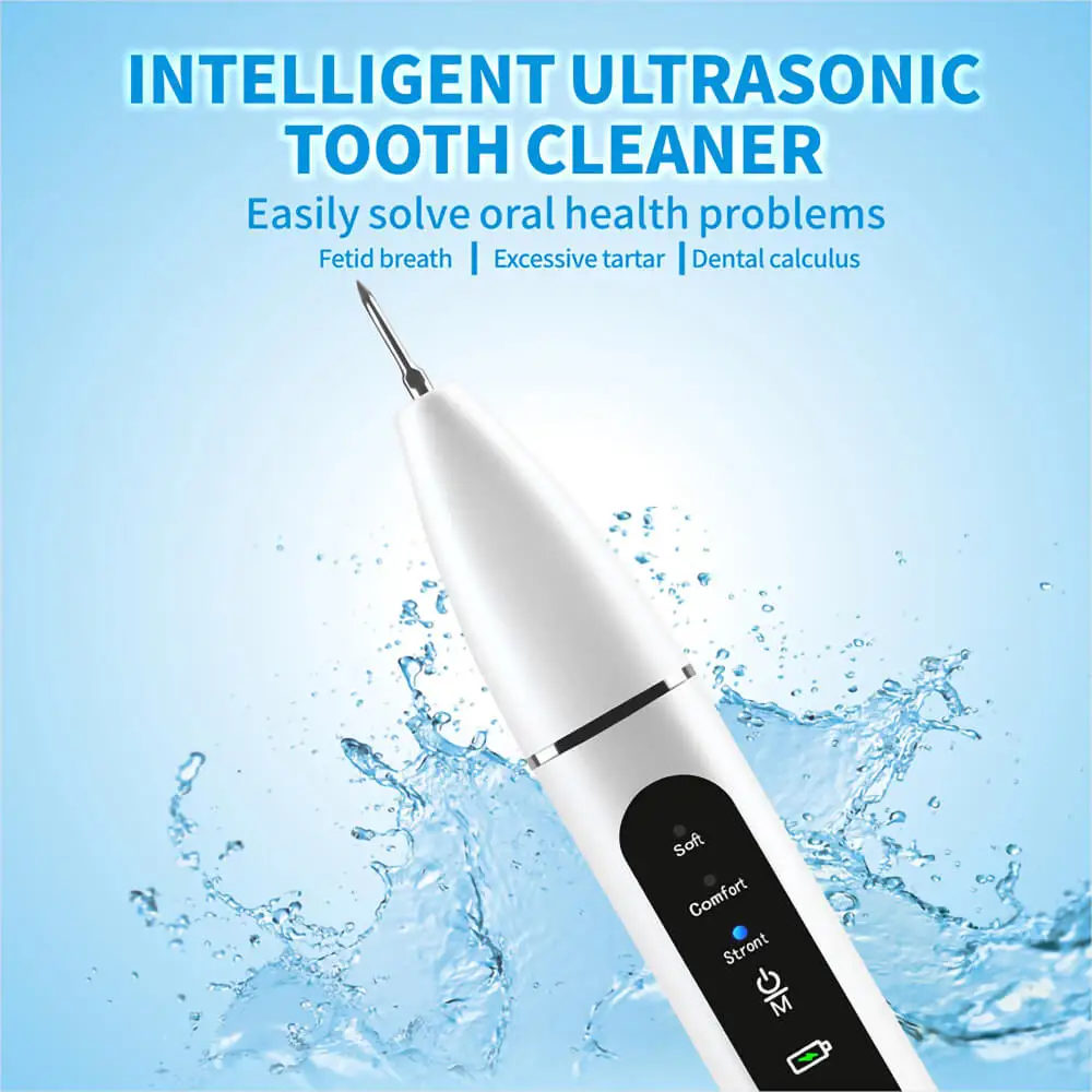 Home Ultrasonic Calculus Remover Dental Scaling Electric Portable LED Screen Scaler Sonic Smoke Stains Tartar Plaque Teeth White