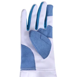 Guantes de entrenamiento de esgrima para niños y adultos, guantes antideslizantes, protección de entrenamiento Epee de sable de aluminio, guantes especiales, equipo de esgrima