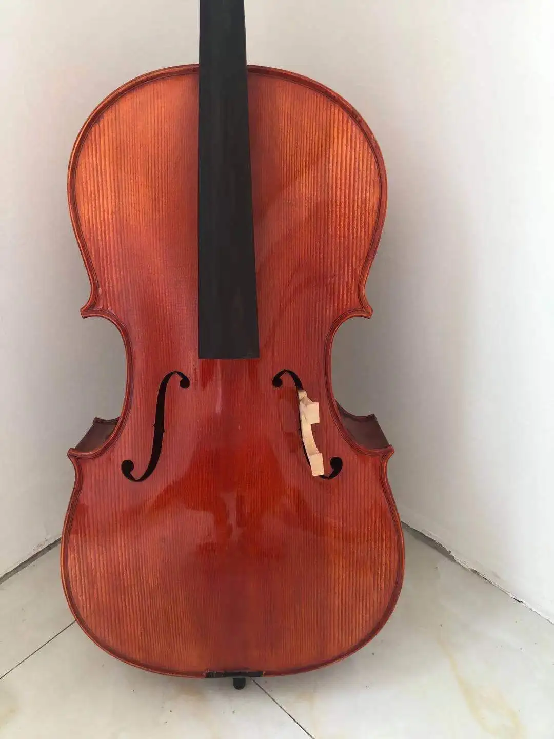 Fine Tone! Rich flame!handmade Solid wood Cello 4/4 3/4 1/2 1/4 maple Violoncello Professional Acoustic Musical Instrument,Bow,