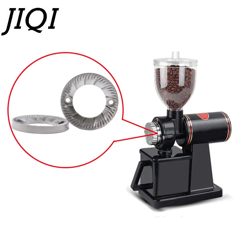 JIQI Thickened Wear-resistant grind blade of Coffee Grinder Cutter Disc Blade Coffee Bean Grinding machine Disc Accessories 1set