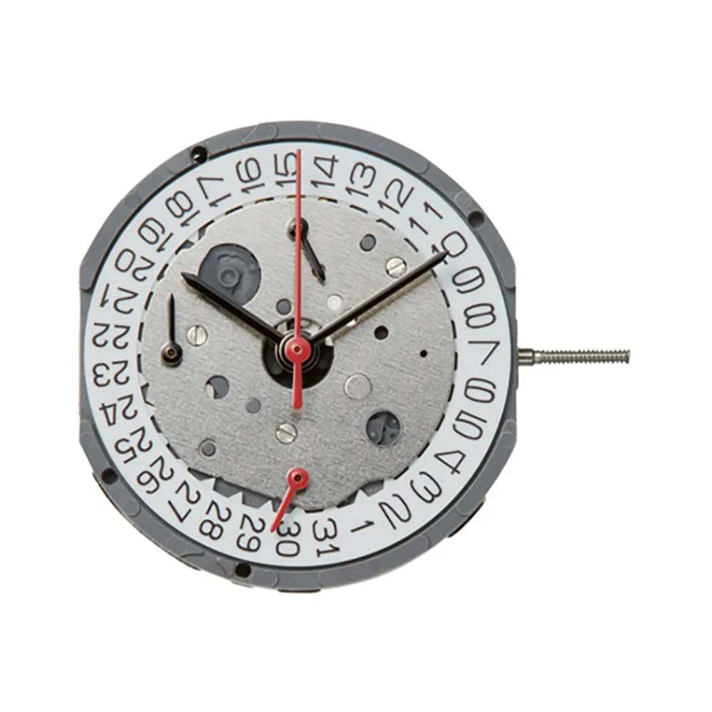 Repuesto de reloj de cuarzo con 3 manecillas, cronógrafo con 3 ojos @ 6-9-12H, accesorios de reparación para Miyota FS10