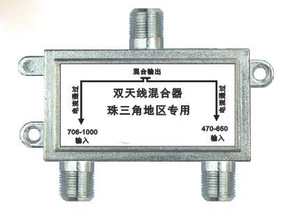 Doppio-mixer nuovo verticale e orizzontale antenna filtro combinato HD anti-interferenza onda di terra
