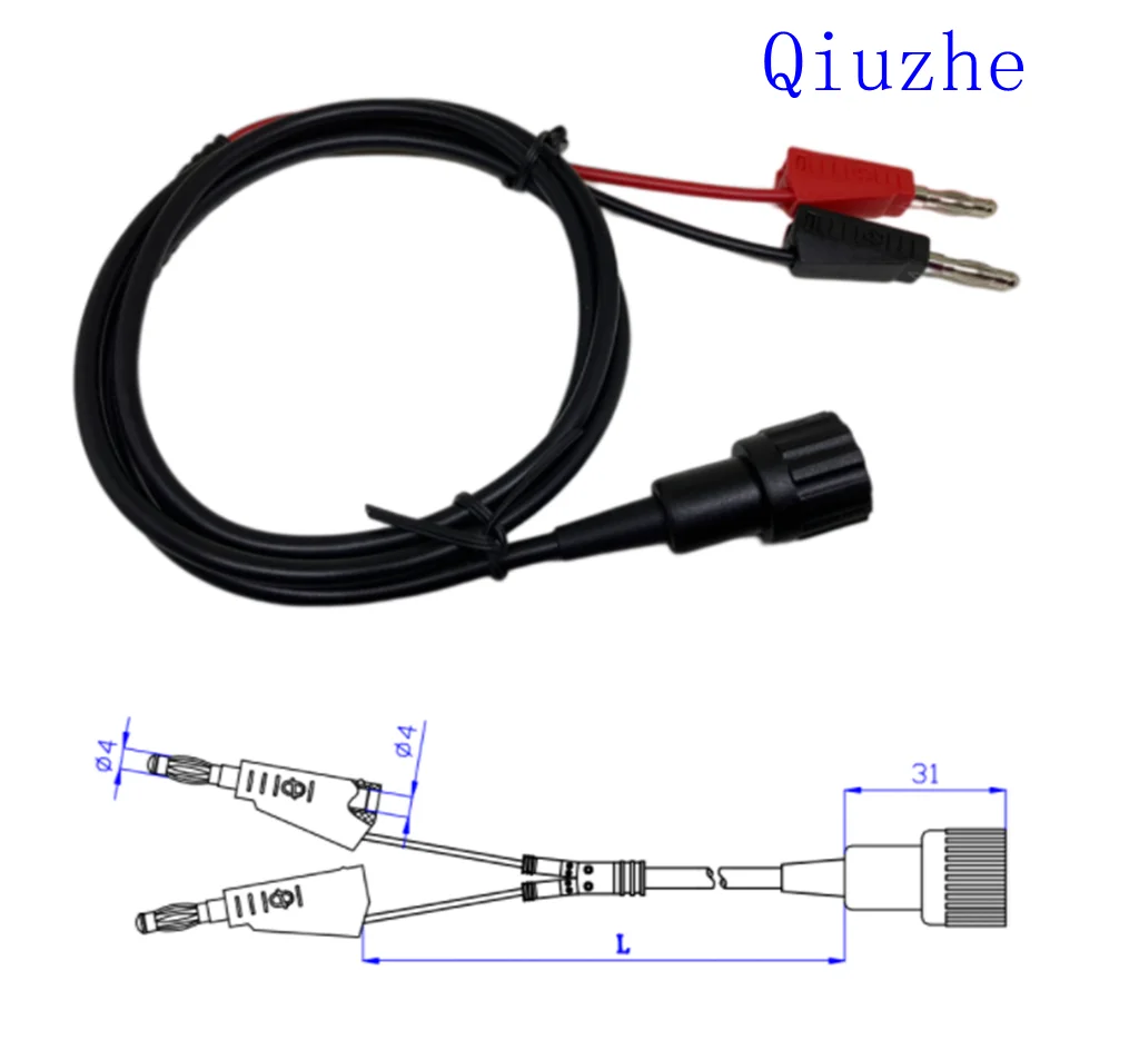 

Soft Coaxial Cable Insulation, BNC Male Turn, 4mm Stacked Banana Plug Used for Oscilloscope Test, High Quality, 50 ohm