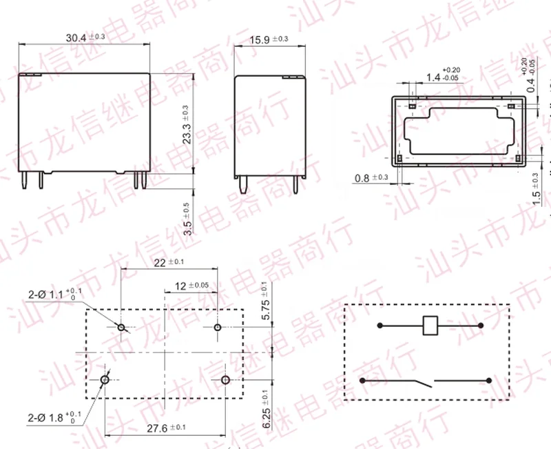 Relay GT-1A-12DP 102F-P-12V-25A