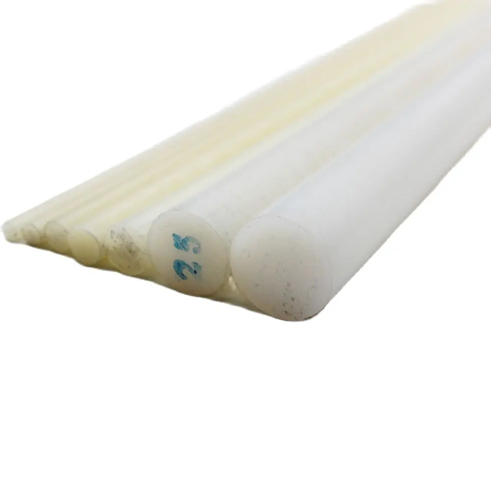 Imagem -06 - Haste Redonda do Nylon Pa6 Barra Natural Branca Coordenador Plástico