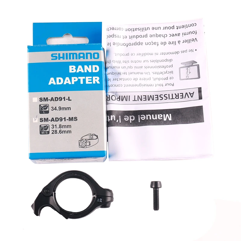 SHIMANO SM AD91 MS AD91 L Front Derai Front Derailleur Band Adapter Road Bike 28.6mm 31.8mm 34.9mm Original